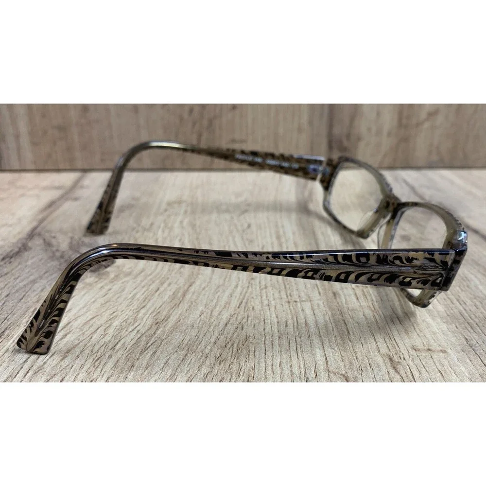 JEAN LAFONT eyeglasses CHEETAH PRINT RECTANGLE  glasses frame MOD: FACILE 155